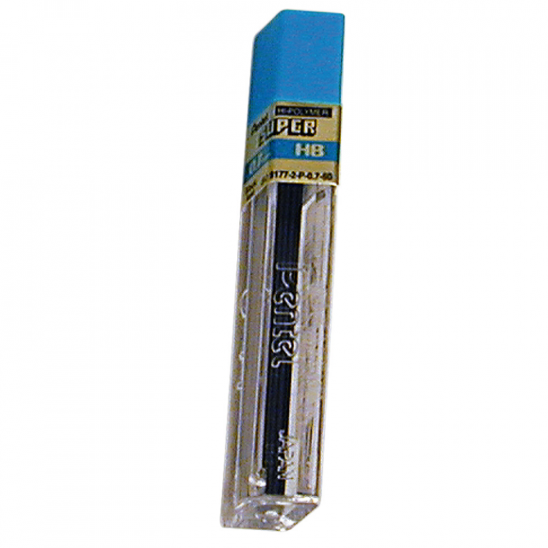 Mine Di Ricarica Pentel Ain Per Matite Meccaniche 0,7 Mm - Durezza 2B, Tubo Da 10 Pezzi, Extra Resistenti